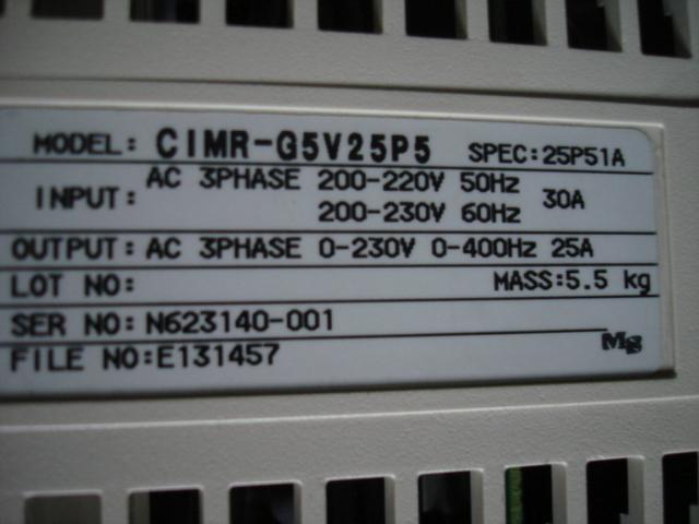 CIMR-G5V25P5 VARISPEED 616G5
