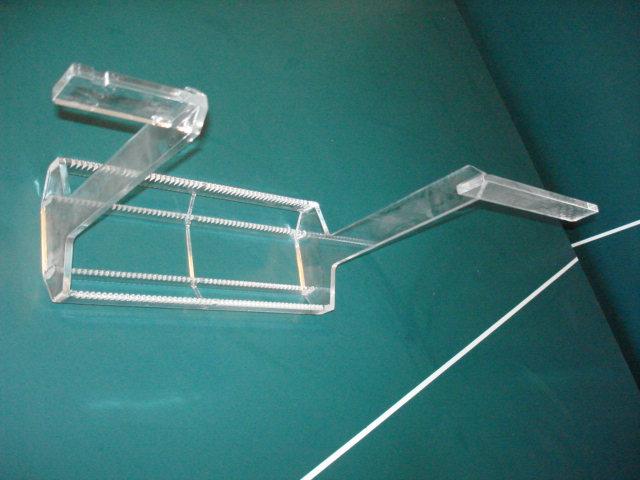 Quartz SC1-2 wafer guide Used with above tank WPRS02