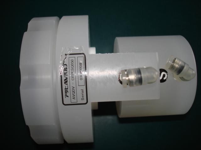 2” PFA pneumatic quick dump valve and hardware 1
